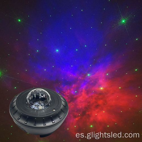 LED Bead 360 grados Room romántica Rotación de la luna navideña Star Sky Proyector Night Light